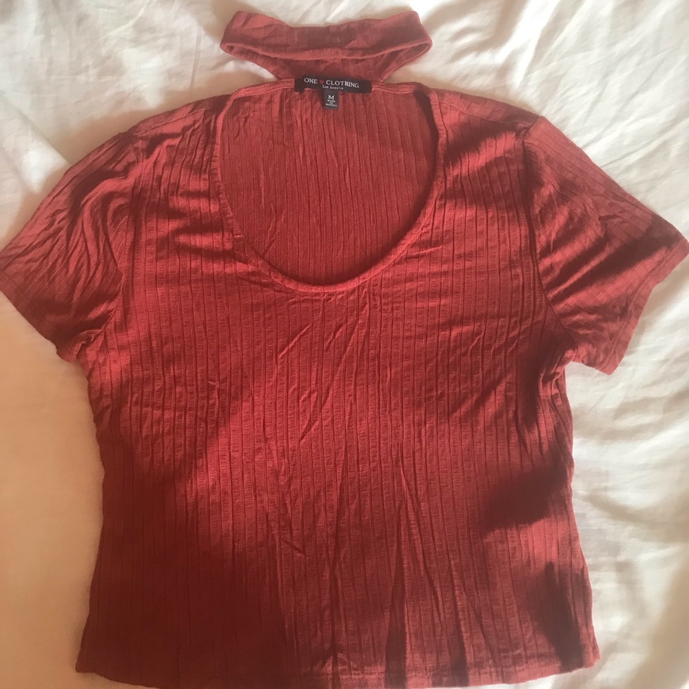 Choker style crop top